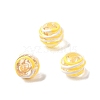 Handmade Gold Sand Enamel Lampwork Beads LAMP-B035-03G-1