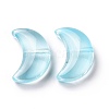Transparent Spray Painted Glass Beads GLAA-I050-04F-2