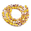 Round Millefiori Glass Beads Strands LK-P001-38-2