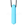 Column Food Grade Eco-Friendly Silicone Pendants PW-WGCC13E-06-1