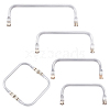 Aluminum Alloy Purse Frames Set DIY-WH0016-67-1