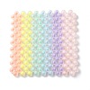 6 Colors Transparent Acrylic Pumpkin Beads Cup Mat AJEW-CM00001-1