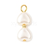 ABS Plastic Imitation Pearl Pendants PALLOY-JF04683-01-3