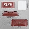 CREATCABIN 1Pc Imitation Leather Glasses Cases AJEW-CN0001-44B-2