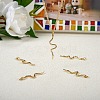 5Pcs Brass Micro Pave Cubic Zirconia Pendants ZIRC-SZ0002-94-5