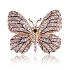 Shiny Alloy Rhinestone Brooch Pins for Women Girl PW-WG1674B-13-1