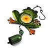 Frog Glass Wind Chime AJEW-XCP0002-73-2