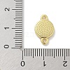 Brass Pave Shell Connector Charms KK-M300-10G-05-3