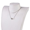 Stainless Steel Pendant Necklaces NJEW-JN02319-5