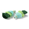 Polycotton Tassel Pendant Decorations GLAA-K060-07KCG-15-2