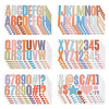 Colorful Vinyl Letter Waterproof Decorative Stickers DIY-WH0349-117B-1
