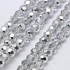 Electroplate Glass Beads Strands EGLA-J042-8mm-H02-1