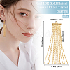 Beebeecraft 10Pcs Brass Coreana Chain Tassel Pendants KK-BBC0003-67-2