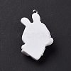 Opaque Resin Pendants RESI-D063-04A-2