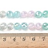 Electroplate Glass Beads Strands EGLA-D300-06-8mm-15-3