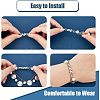 SUPERFINDINGS 10Pcs Brass Clear Cubic Zirconia Watch Band Clasps ZIRC-FH0001-38G-4