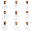 12Pcs 3 Styles Glass Bottles AJEW-FS0001-20-1