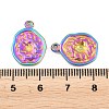 304 Stainless Steel Pendants STAS-B024-51M-3