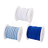 3 Colors Flat Polyester Elastic Cord EC-TA0001-04-12