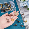 Unicraftale 36Pcs 6 Colors Brass Clip-on Earring Findings KK-UN0001-23-4