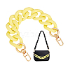 1Pc Opaque Acrylic Twisted Chain Bag Extender Chains PURS-PH0001-41B-6