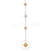 Crystal Glass & Brass Sun Catcher Pendant PW-WG89C1A-07-1