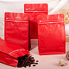 10Pcs BOPP and Aluminized PET and PE Resealable Coffee Zipper Bags with Valve ABAG-TA0001-93B-7