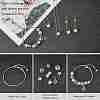 Tibetan Style Zinc Alloy Dog Paw Prints European Beads MPDL-PH0001-07-RS-WH-5