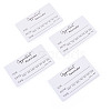 50Pcs Paper Appointment Reminder Cards AJEW-TADJ0001-22-3