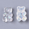 Transparent Epoxy Resin Cabochons X-CRES-N025-04G-2