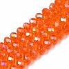 Electroplate Glass Beads Strands EGLA-A034-T3mm-B22-4