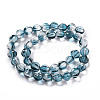 Transparent Glass Beads Strands GLAA-F114-02B-14-2