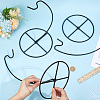 Iron Ornament Display Stands ODIS-WH0025-228B-EB-3