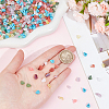 800Pcs 8 Colors Acrylic Beads OACR-SC0001-31-3