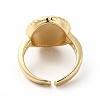 Natural Shell Oval Open Cuff Ring KK-A180-48G-3