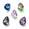 Glass Rhinestone Pendants RGLA-A024-C02-M1-1