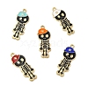 Alloy Enamel Pendants ENAM-G211-02G-1