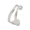 304 Stainless Steel Cuff Bangles for Women BJEW-B108-02P-4