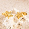 304 Stainless Steel Stud Earrings LS-EJEW-C162-02B-G-1