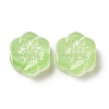 Transparent Spray Painted Glass Beads GLAA-I050-02B-2