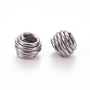 Tarnish Resistant 304 Stainless Steel Spring Beads STAS-L224-006P-2