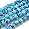 Synthetic Turquoise Beads Strands X-Z0NDC012-1-1