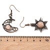 Natural Sunstone Dangle Earrings G-H359-07R-06-5