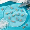 30Pcs 3 Colors Rack Plating Alloy European Dangle Charms MPDL-FH0001-06-4