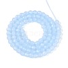 Imitation Jade Glass Beads Strands GLAA-T028-4mm-11F-2