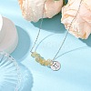 Natural Citrine Chip & Constellation Pendant Necklaces NJEW-JN05084-03-2