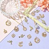 10 Styles Alloy Crystal Rhinestone Pendants FIND-YW0005-21-4