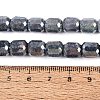 Anti-Tarnish Electroplate Glass Beads Strands EGLA-N027-03A-18-4