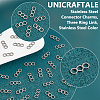 Unicraftale 50Pcs 304 Stainless Steel Connector Charms STAS-UN0056-67-5