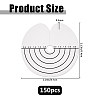 150Pcs PVC Heat Protector Shields FIND-FH0017-26-2